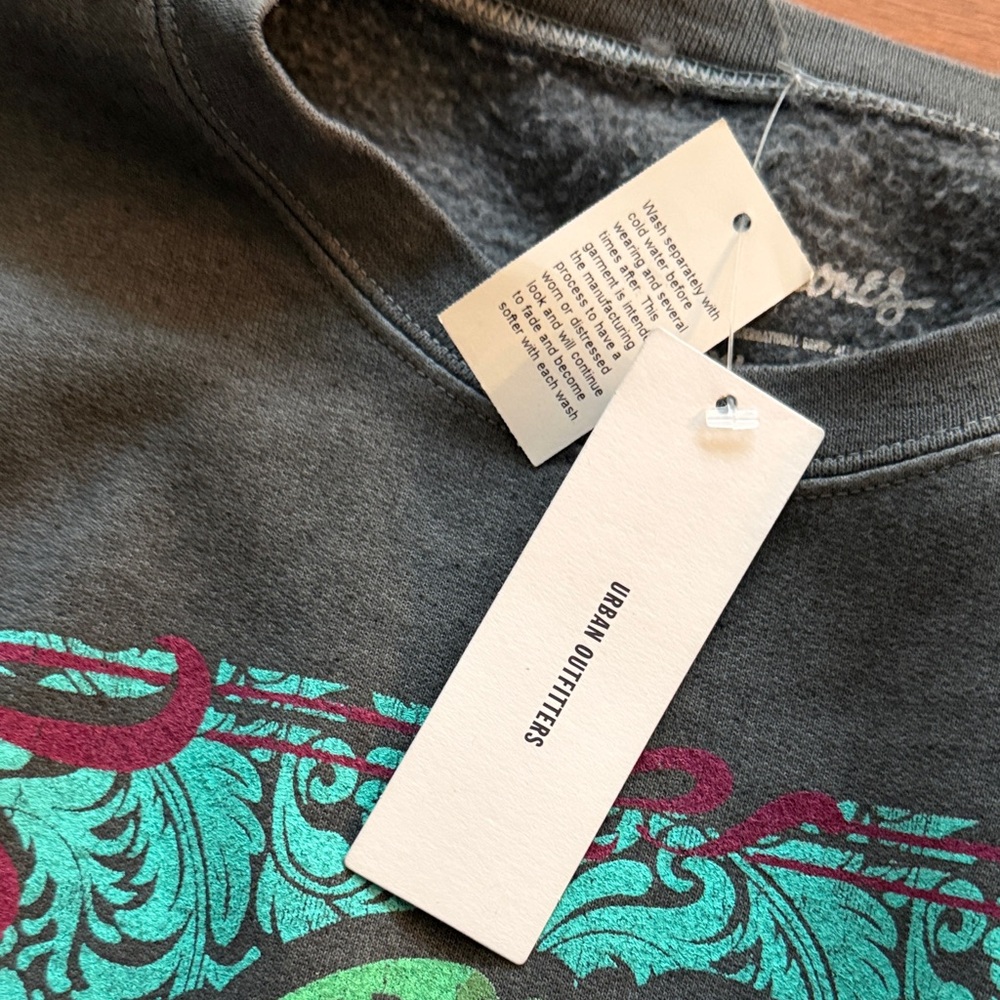 NWT Urban Outfitters Rolling Stones Graphic Sweatshirt - Picture 4 of 5
